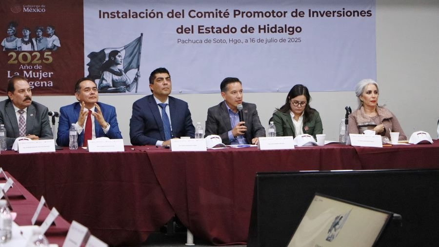 Instalan Comité Promotor de Inversiones en Hidalgo para fortalecer los Polos de Desarrollo Económico