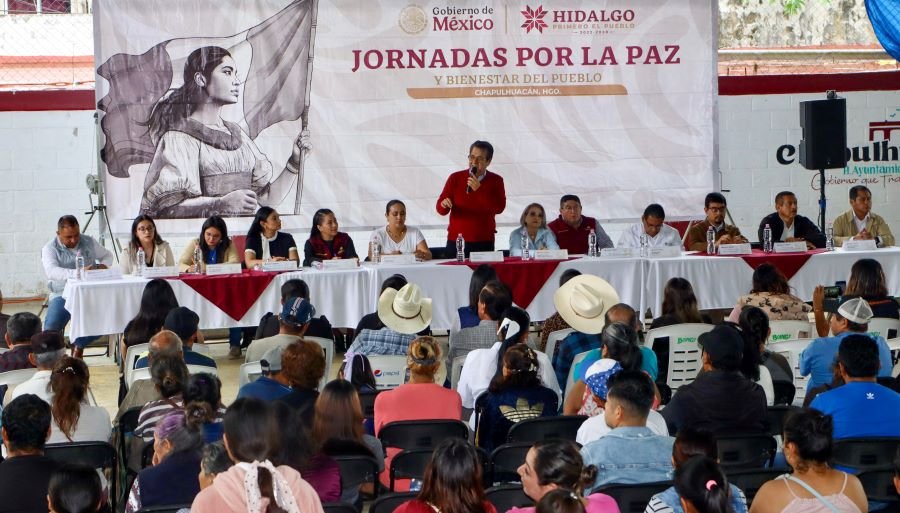 Jornadas por la Paz y Bienestar del Pueblo, en Chapulhuacán