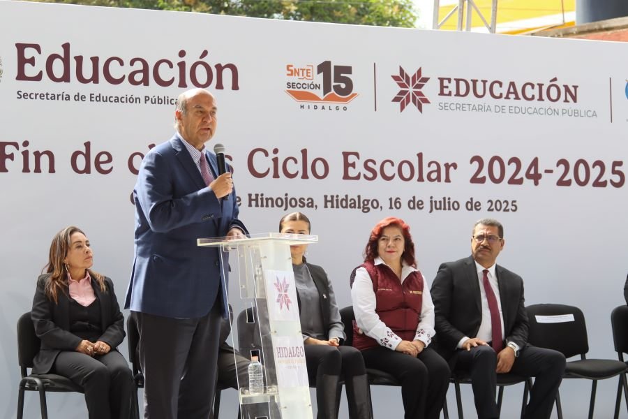 Natividad Castrejón clausura ciclo escolar 2024-2025 de educación básica