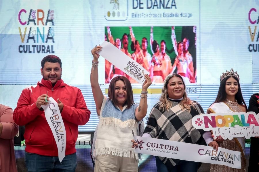 Nopala de Villagrán Vibró con la Caravana Cultural