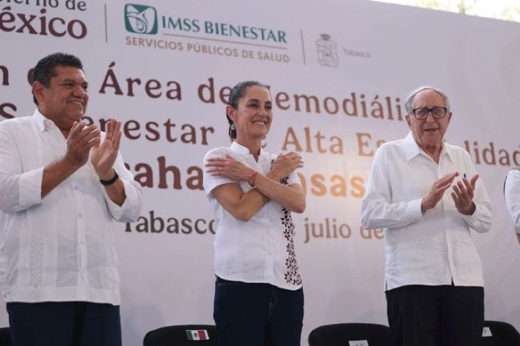 Presidenta Claudia Sheinbaum Inaugura Ampliación del Área de Hemodiálisis del Hospital Imss Bienestar de Villahermosa, Tabasco