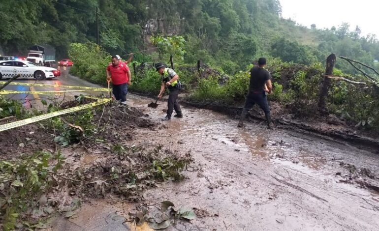 Reporte de lluvias en Hidalgo