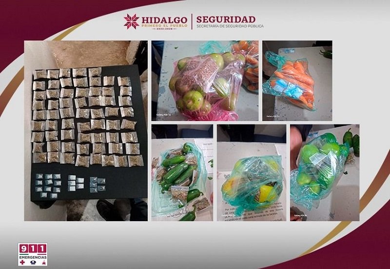 SSPH Asegura a Mujer Que Distribuía Droga en Un Puesto del Mercado de Tepeapulco