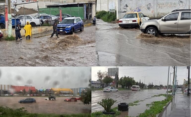 El Bulevar Minero, Recientemente Remodelado Se Inundo, No Tiene Drenaje.