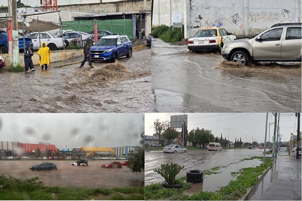 El Bulevar Minero, Recientemente Remodelado Se Inundo, No Tiene Drenaje.