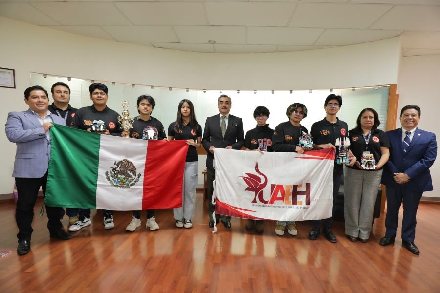 Abandera UAEH a Selección de Robótica Rumbo al RobotChallenge 2025 en China