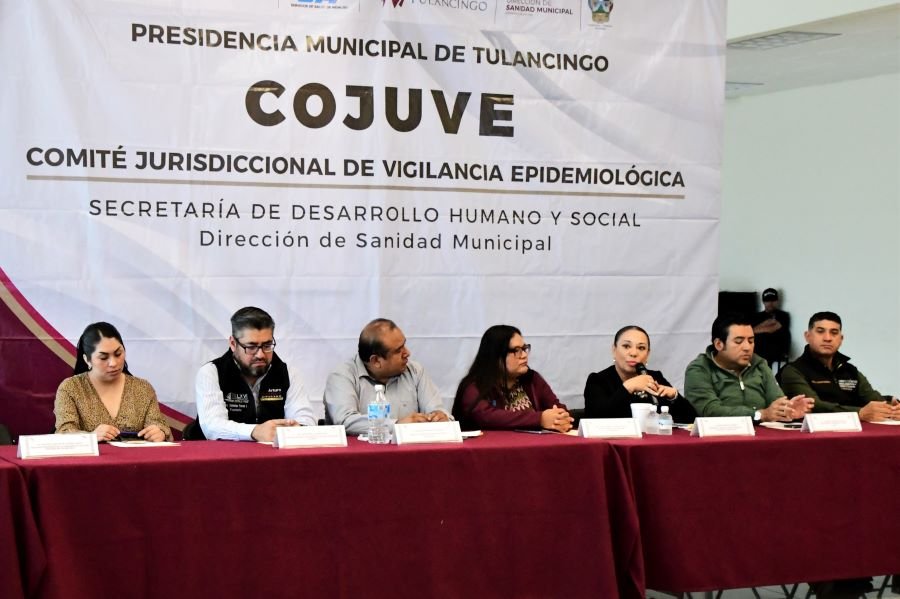 Reunión de Cojuve Reforzar Las Acciones de Prevención y Control en Materia de Salud Pública en Región Tulancingo