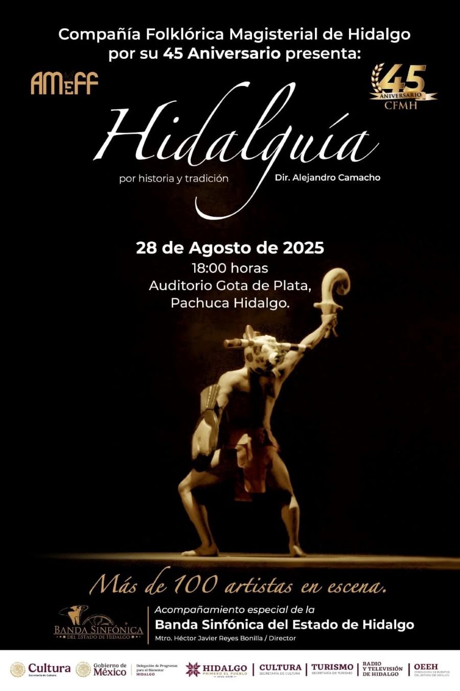 Compañía Folklórica Magisterial Celebra 45 Años Con El Espectáculo “Hidalguía”