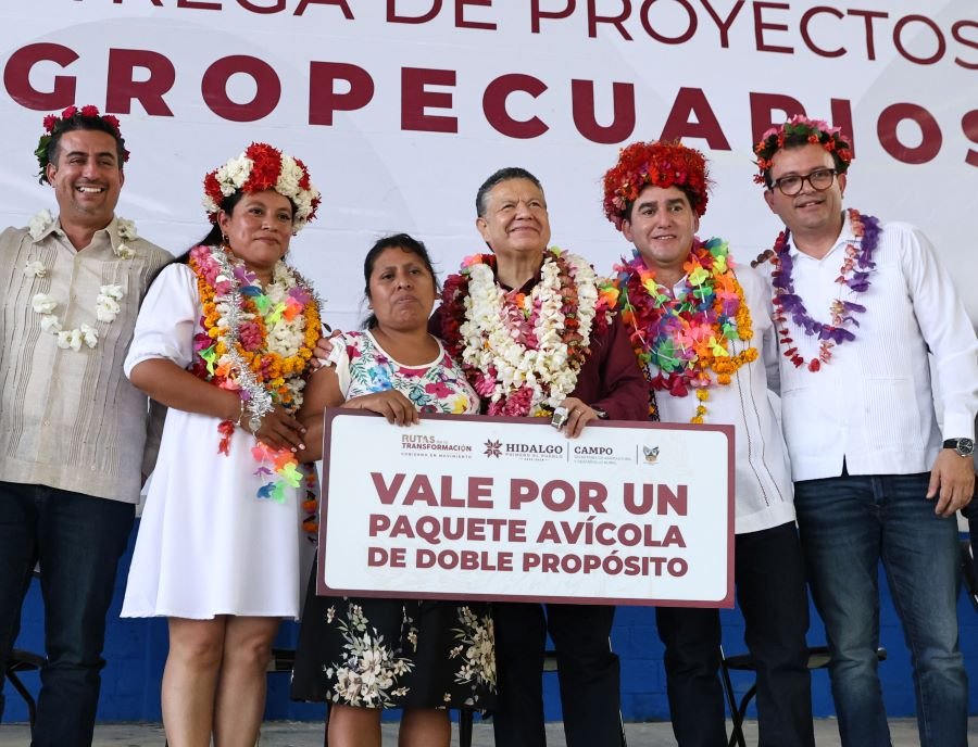 En la Huasteca, Julio Menchaca reconoce el apoyo de la presidenta Claudia Sheinbaum a Hidalgo