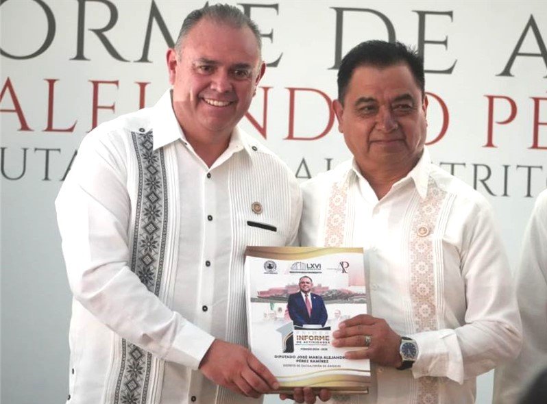 Diputado José María Alejandro Pérez Rinde 1er Informe y Resalta Acciones en Legislación y Gestión Social