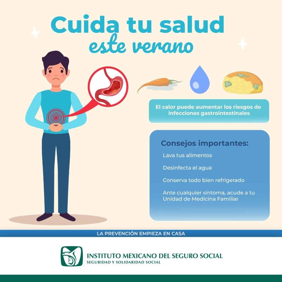 Refuerza IMSS Hidalgo Acciones Ante Aumento de Enfermedades Diarreicas en Verano