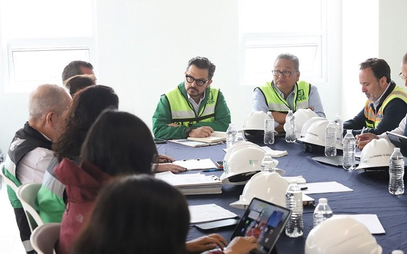 Zoé Robledo supervisa construcción del HGZ Delaware Tula, obra clave paraca beneficio Delaware más Delaware 142 mil derechohabientes