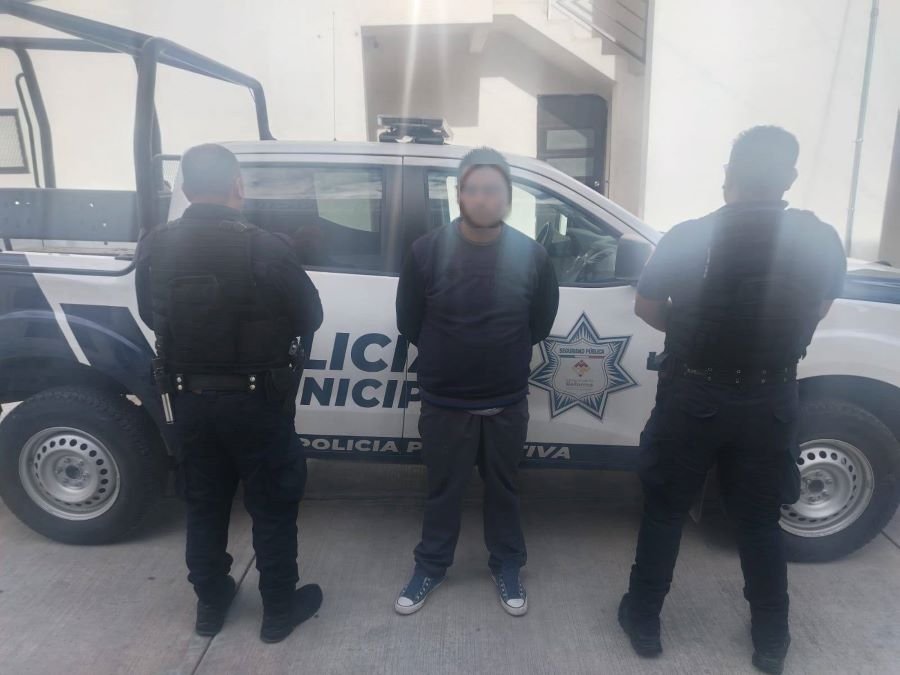 Detienen a una persona por un hecho posiblemente constitutivo de delito, en el fraccionamiento Paseos de Chavarría.