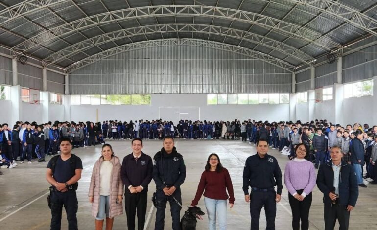 La Dirección de Prevención del Delito de Tulancingo Retoma Operativo “Escuela Segura” Con el Sector Educativo