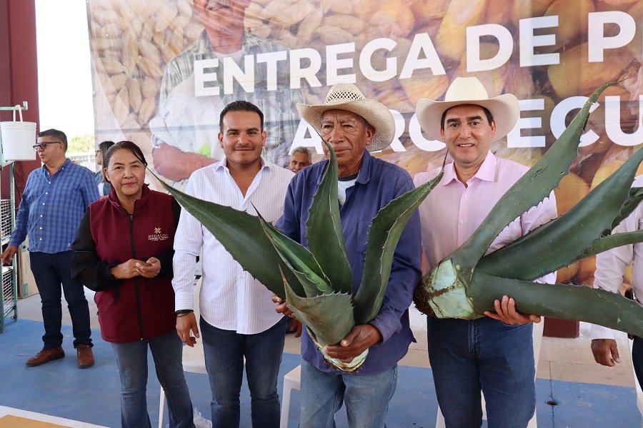 Sader Impulsa El Bienestar de Familias Campesinas, Entrega  Apoyos Agropecuarios en Ixmiquilpan