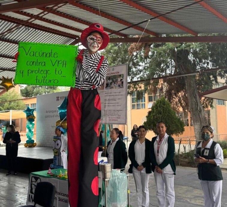 Inicia IMSS Hidalgo Jornadas de Vacunación Contra el Virus Del Papiloma Humano (VPH) Para Infancias