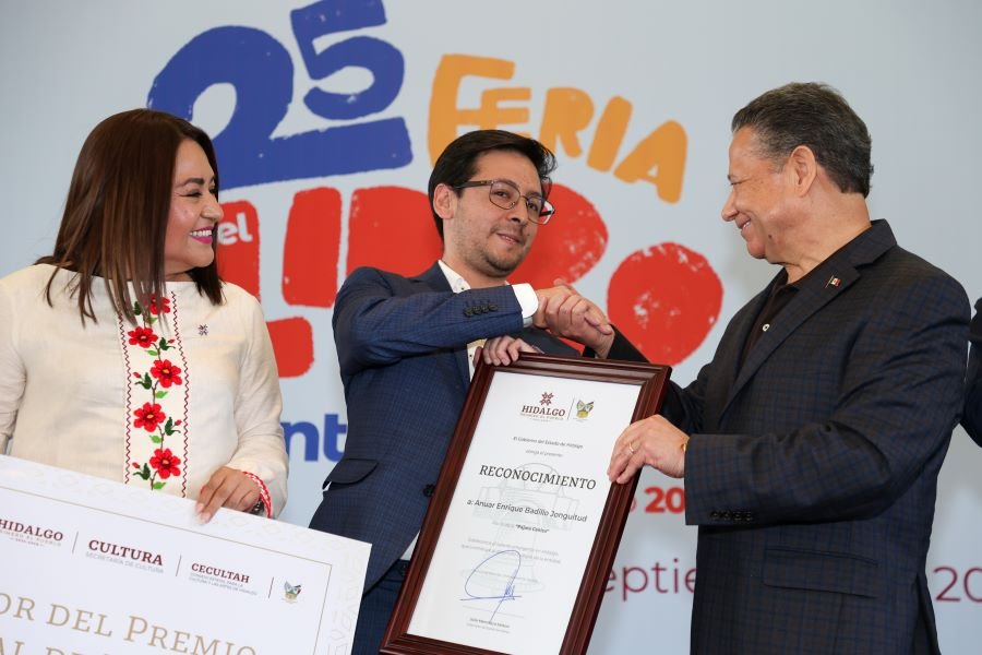 Julio Menchaca inaugura la Feria del Libro Infantil y Juvenil Hidalgo 2025