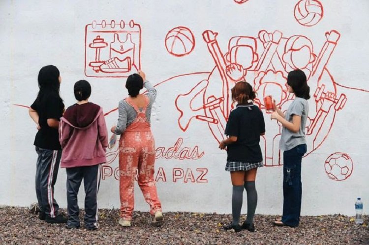 Más de 1 millón de jóvenes de las 32 entidades del país transformaron 10 mil espacios públicos con #ArteQueTransforma