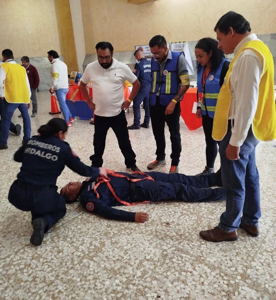 Realiza IMSS Hidalgo Feria de Protección Civil en Conmemoración de Los 40 Años de los Sismos de 1985