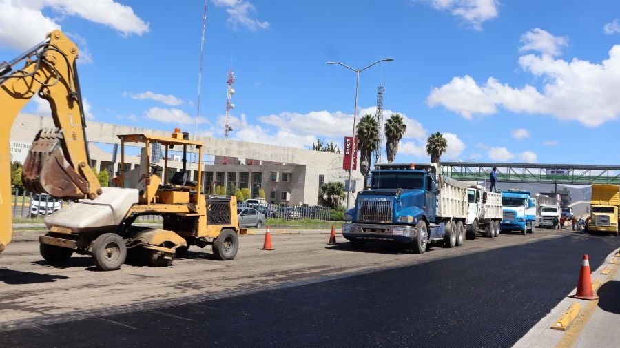 SIPDUS Ejecuta Trabajos en Avenida Universidad y Bulevar Felipe Ángeles