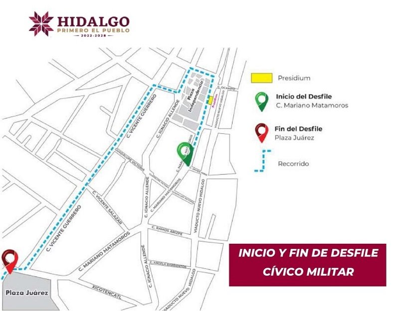 Todo listo para el Desfile Cívico-Militar Conmemorativo del 215 Aniversario de la Independencia Nacional