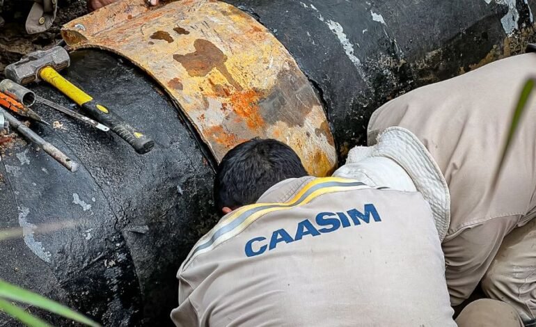 CAASIM Anunció Cortes al Suministro de Agua en 13 Colonias de Mineral de la Reforma y Pachuca Por Reparación de Una Tubería