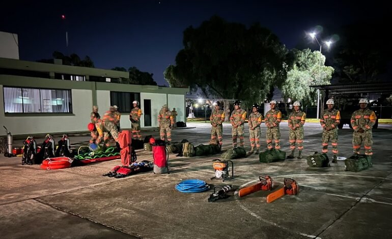 Arriban 300 Elementos del Ejercito Para Reforzar Apoyo a la Población por la contingencia en Hidalgo