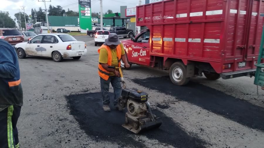 Brigadas de Bacheo Cumplen Una Semana de Trabajo Activo en Tulancingo