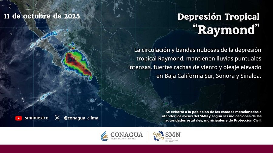 CNPC Hace Un Llamado a La Población a Redoblar Medidas de Autocuidado Por Efectos de La Tormenta Tropical Raymond