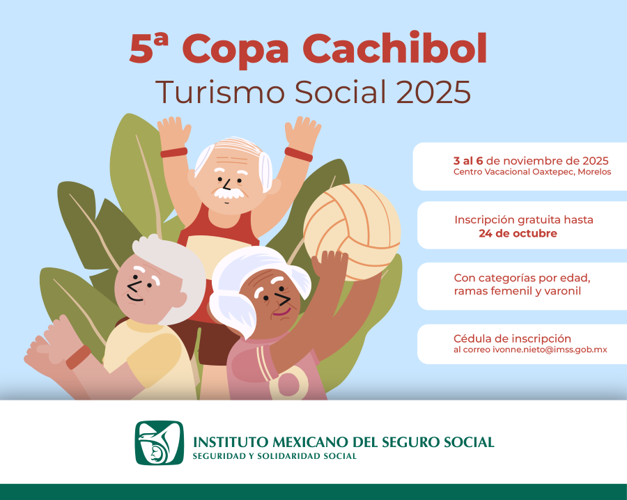 Convoca IMSS Hidalgo a participar en 5ª Copa Cachibol Turismo Social 2025 de Derrumbes en 43 Municipios de Hidalgo