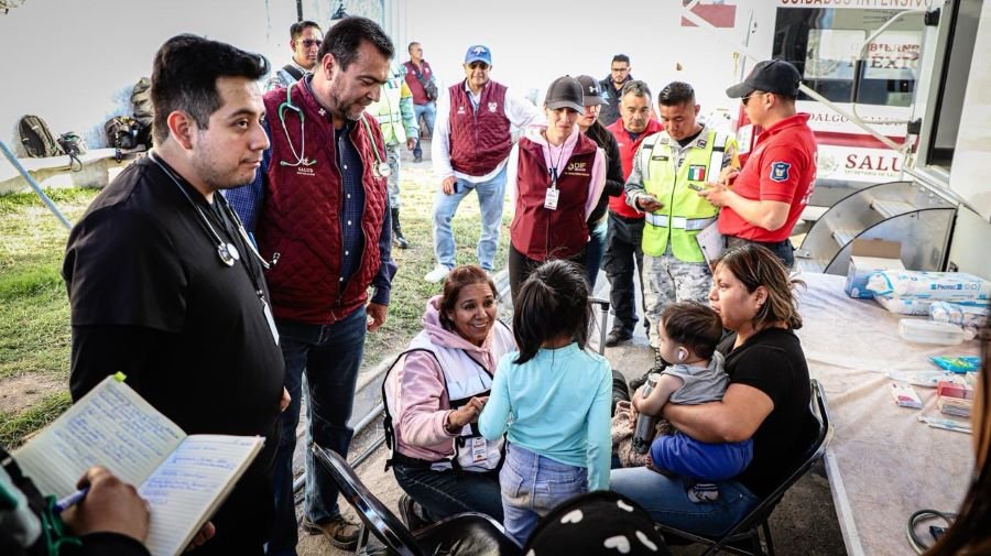 DIF Hidalgo coordina y brinda atención integral a 215 personas mediante puente aéreo
