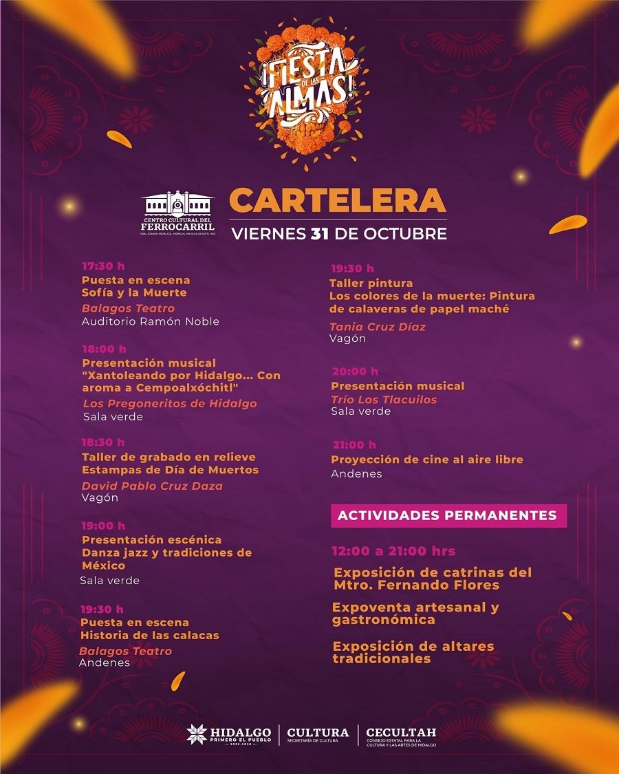 El Centro Cultural del Ferrocarril celebra el Día de Muertos