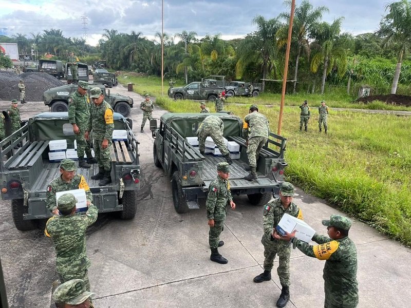 Gobierno de México y Autoridades Estatales Atienden a la Población y Centran Esfuerzos Para Restablecer Los Servicios Afectados Por Lluvias