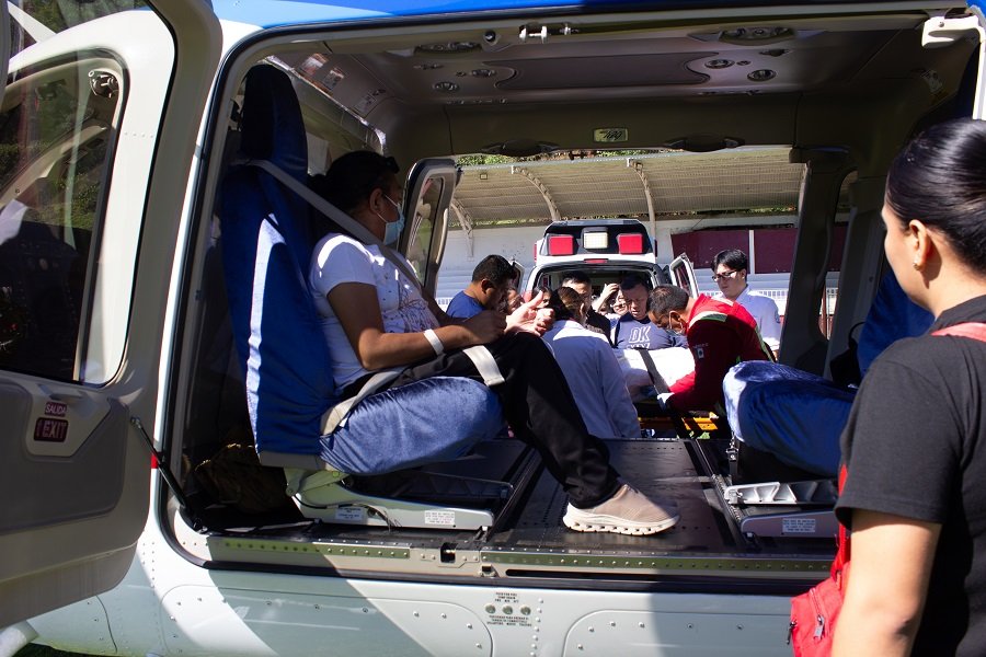 Gobierno de Hidalgo Traslada a 117 Pacientes Para Su Atención Médica