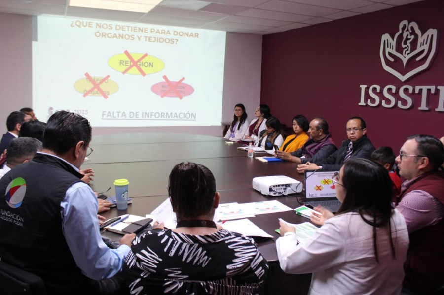 Impulsa ISSSTE Hidalgo campaña “Donar es dejar huella en la vida de quienes aún esperan”