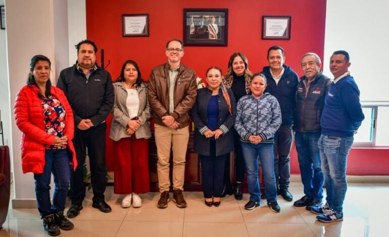 Mandataria Lorena García Cázares Sostuvo Reunión de Acercamiento Con Nuevo Titular del Centro Inah Hidalgo