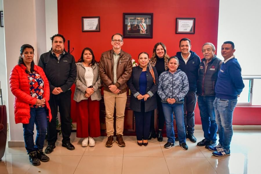 Mandataria Lorena García Cázares Sostuvo Reunión de Acercamiento Con Nuevo Titular del Centro Inah Hidalgo