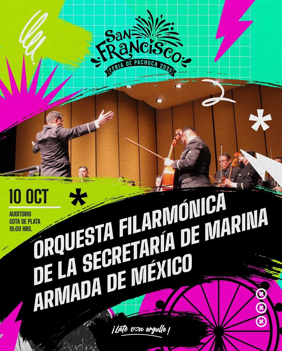 Orquesta Filarmónica de la Secretaría de Marina – Armada de México engalanará el Festival Cultural San Francisco de la Feria