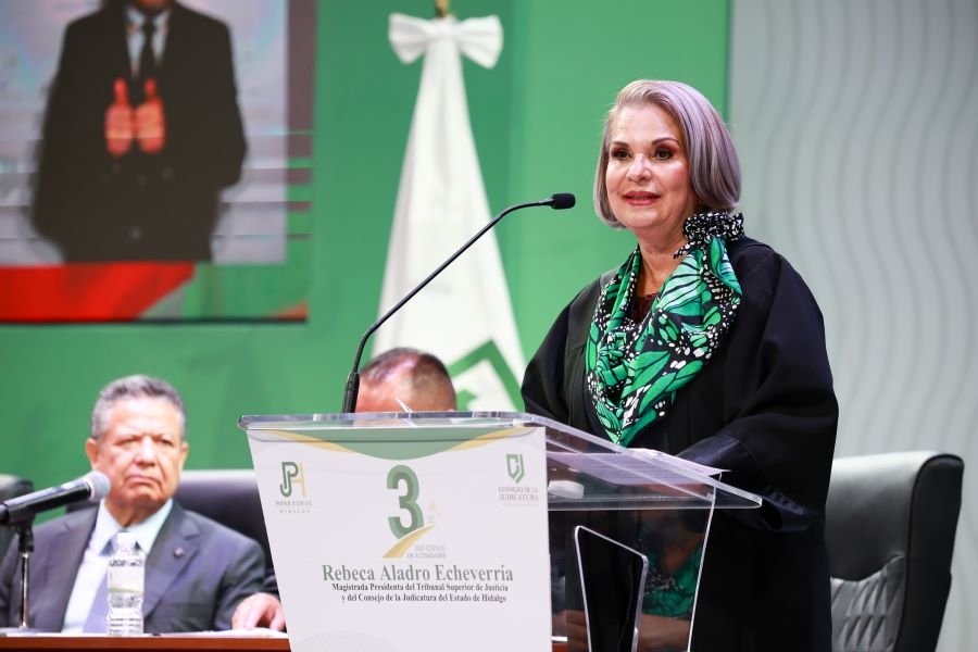 La justicia en Hidalgo Avanza Con Paso Firme y Sentido Humano: Rebeca Aladro