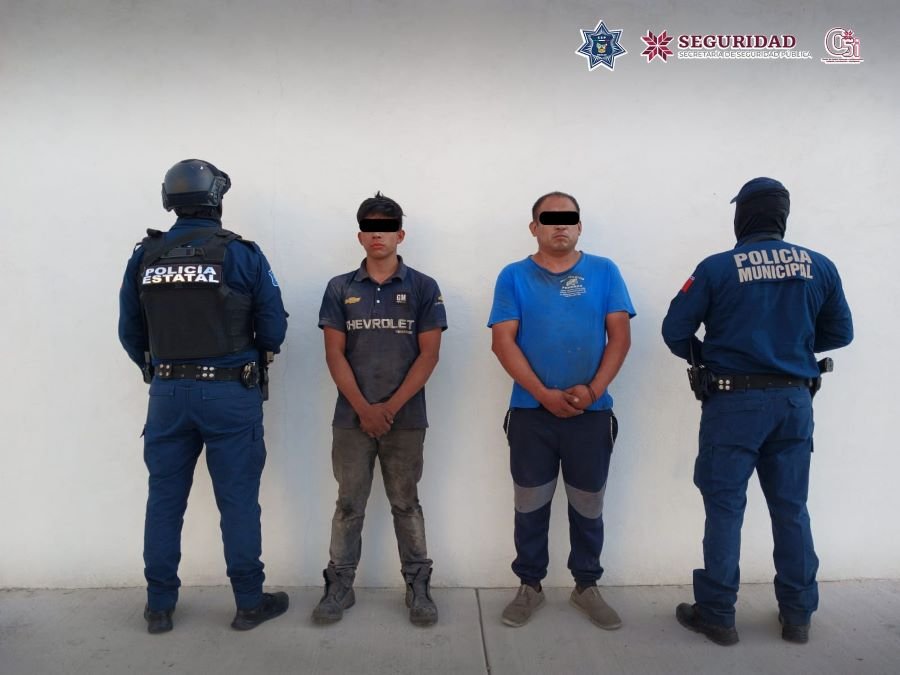 SSPH Detiene a Dos Hombres Por Desvalijamiento de Tractocamión Robado en La Autopista Arco Norte