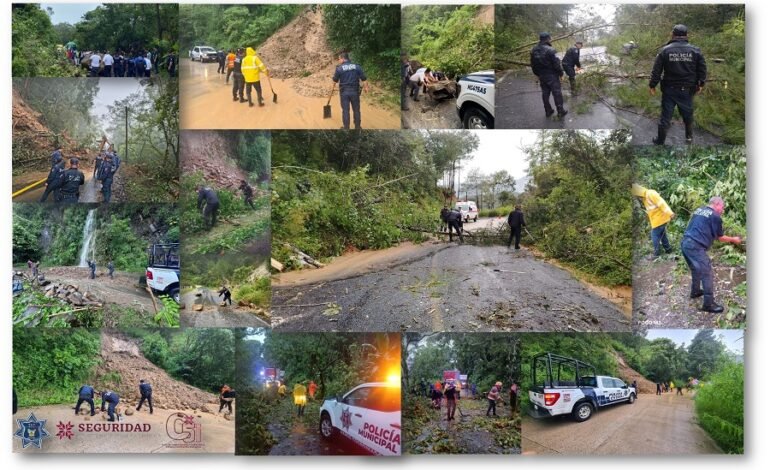 SSPH Operativos de Prevención y Rescate en Hidalgo por el Fenómeno Meteorológico “Priscilla”
