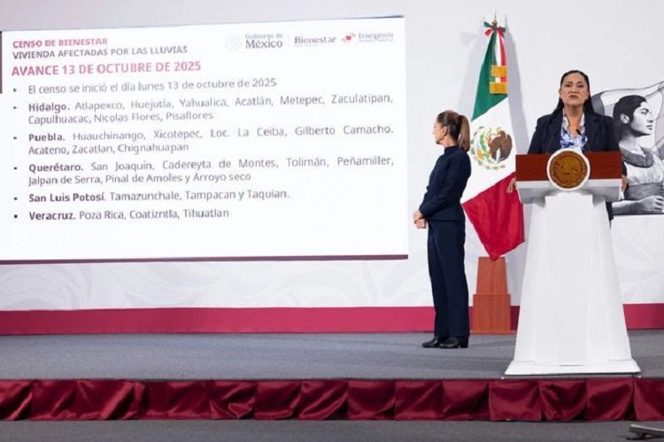 Se destina toda la fuerza del Estado mexicano para garantizar el apoyo a la población afectada por las lluvias: Presidenta Claudia Sheinbaum