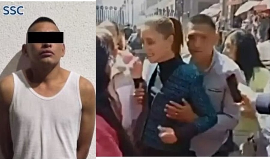 Detienen al Sujeto Que Acoso a la Presidenta Claudia Sheinbaum Frente a Palacio Nacional