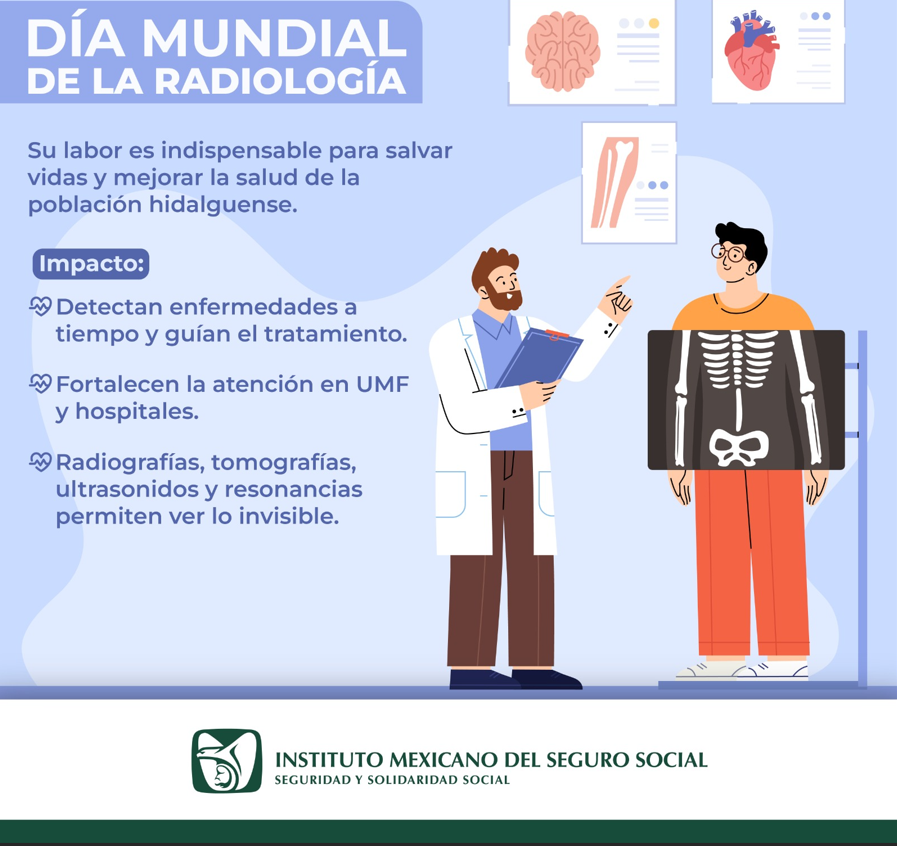 Destaca IMSS Hidalgo Labor de Profesionales en Día Mundial de la Radiología