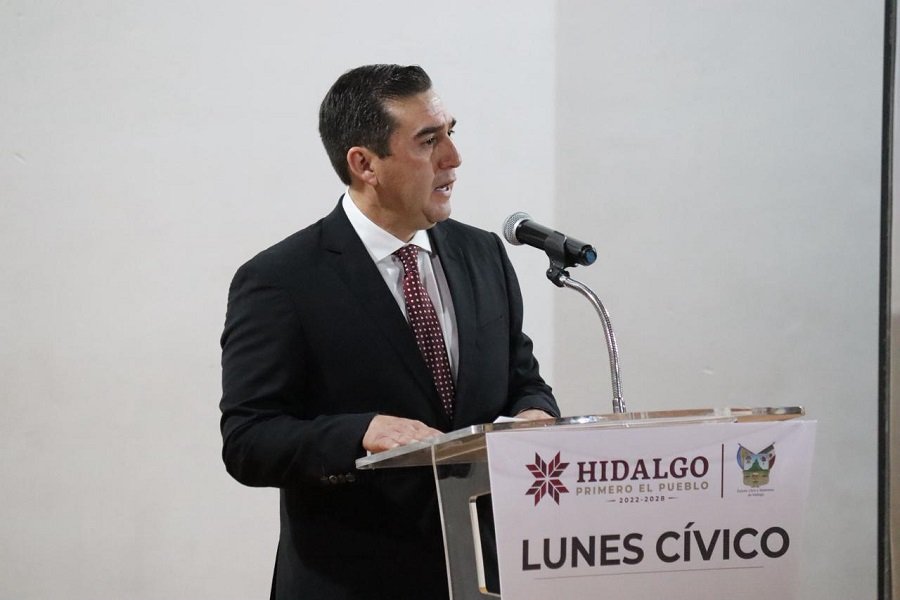 Encabeza Saderh lunes cívico