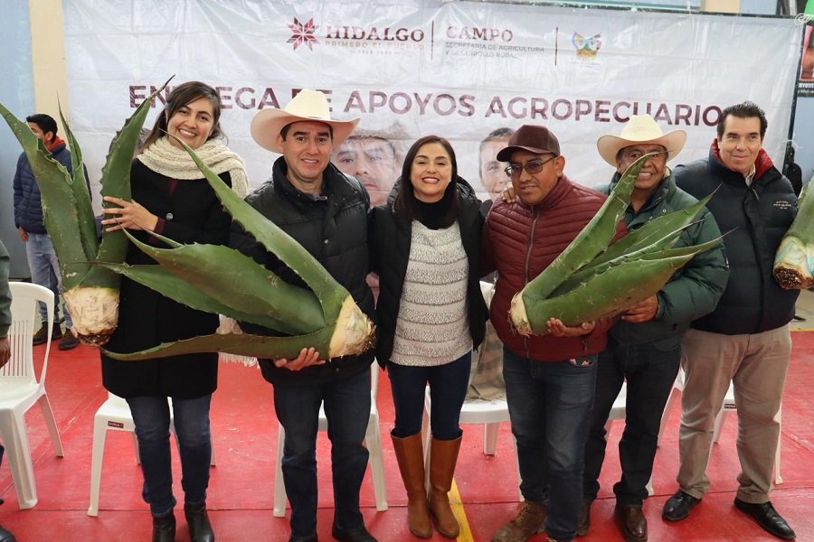 Entrega de apoyos agropecuarios fortalece al campo en Cardonal
