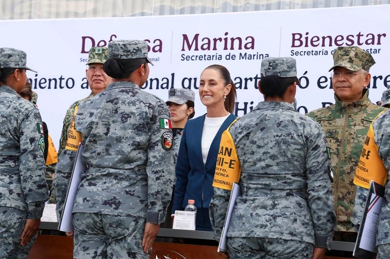 Hidalgo Reafirma Su Gratitud al Ejército y la Marina Por Su Labor en la Atención de Emergencias