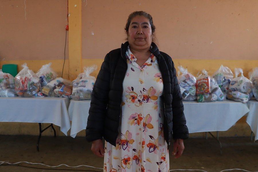 Habitante de Eloxochitlán Agradece Visita del Gobernador y Apoyos Recibidos Tras Las Lluvias