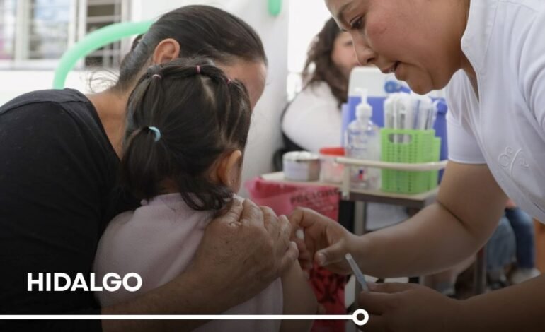 IMSS Bienestar Hidalgo Refuerza Vacunación Contra el Sarampión con más de 90 mil Dosis Disponibles