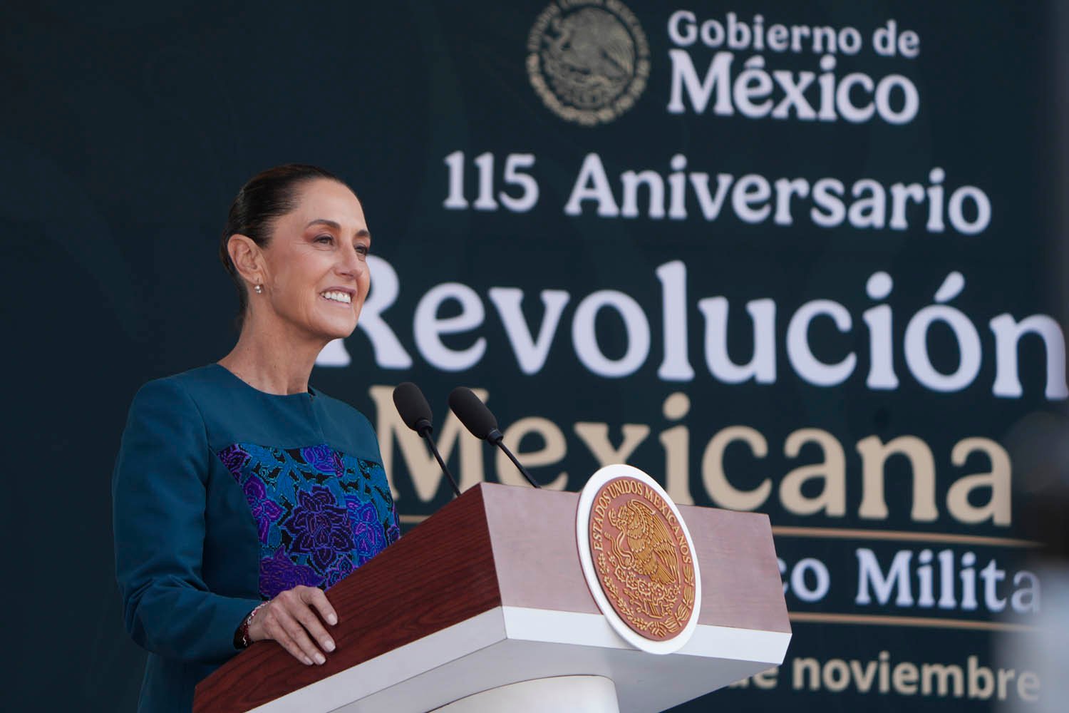México Avanza Por La Senda de La Honestidad, La Paz, La Democracia y La Justicia: Claudia Sheinbaum en 115 Aniversario de la Revolución Mexicana